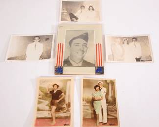 WWII photos- with Hawaiian girl