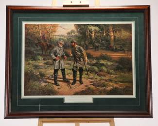 Robert Summers Signed Limited Edition Civil War Lithograph
