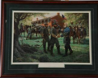 Robert Summers Signed Limited Edition Civil War Lithograph