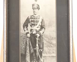 Franco-Prussian Hussar Soldier with Totenkopf