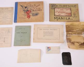 Spanish-American War ephemera- Philippines conflict- 1898