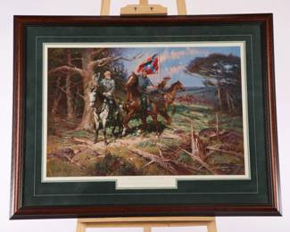 Robert Summer Signed Limited Edition Civil War Lithograph