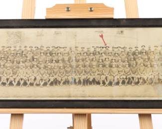 Yard Long photograph WWI Dough Boy Soldiers