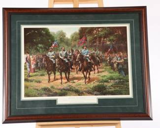 Robert Summer Signed Limited Edition Civil War Lithograph