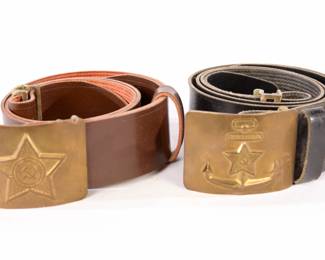 Russian Belt Buckles/ Belts