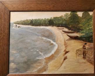 Original island beach.