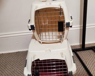 Two Pet Carriers.
