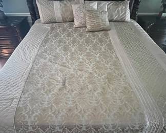 Master Bedroom King Mahogany Bed