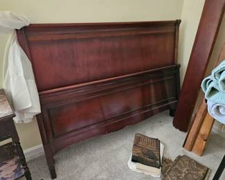 Full sleigh bed frame