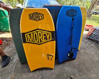 Assorted boogie boards, some are brand new!
