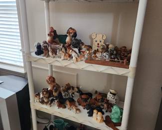 vintage dog figurine collection