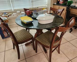 small kitchen table and 4 chairs