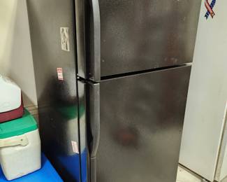 black refrigerator