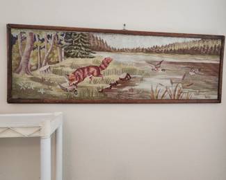 Hunt scene tapestry 