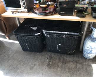 Large Wicker Storage Baskets