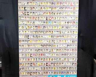 1952 TOPPS "The Set" Poster: Limited Edition #833/1952 w/ hologram - 24" x 36" Features 407 Graded Cards