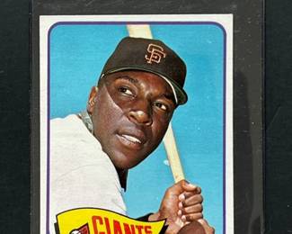 965 Topps #176: Willie McCovey. Elected to the HOF in 1986. Played 19 0f 22 years with the SF Giants. He was the 1959 NL Rookie of the Year, the 1969 NL MVP, six-time All-Star and three-time HR champion.