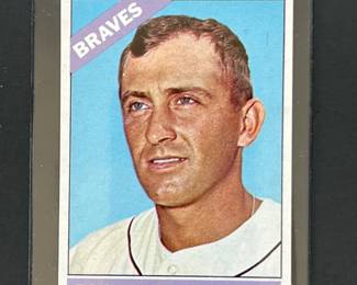 Braves Pitcher Phill Niekro card