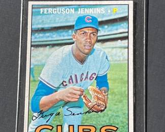 1967 Topps #333: Ferguson Jenkins. Elected to the HOF in 1991. Jenkins was a 3-time All-Star and won the 1971 NL Cy Young Award. His jersey #31 is retired by the Chicago Cubs.