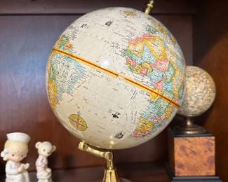 W39 - $35. 9" Diameter Vintage Globe. 