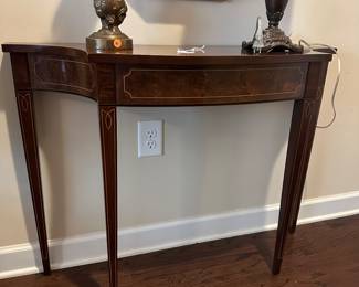 W8 - $140. Hickory White entry table. Measures 40" wide x 29" tall. 