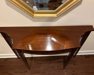 W8 - $140. Hickory White entry table. Measures 40" wide x 29" tall. 