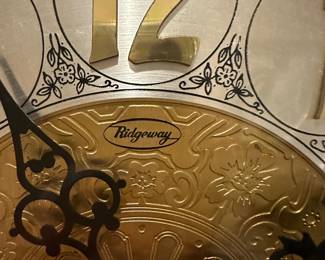 W12 - $275. Ridgeway Grandfather Clock. Measures 12" deep x 22.25" wide x 79" tall. 