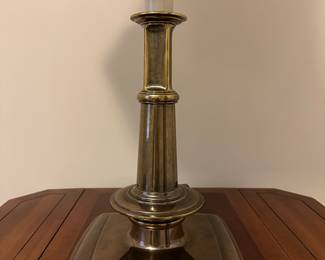 W27 - $75. Stiffel Table Lamp. Measures 32" tall. 