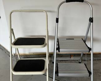 W93 - Step Stools. Left $8. Right $12. 