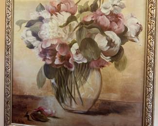 W97 - $25. Framed print measures 35" x 31". 