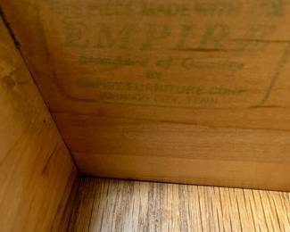 W104 - $225. Empire Furniture from Johnson City TN. Measures 20" deep x 42" wide x 45" tall. Excellent Condition. All drawers slide easily. 