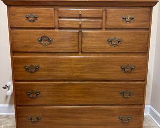 W104 - $225. Empire Furniture from Johnson City TN. Measures 20" deep x 42" wide x 45" tall. Excellent Condition. All drawers slide easily. 