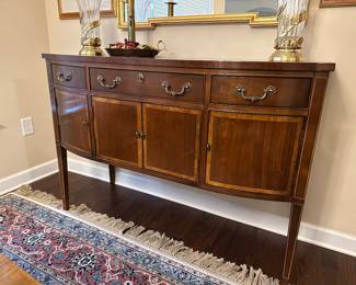 W6 - $750. Hickory White Buffet. Excellent Condition - beautiful inlay. Measures 54" wide x 37.5" tall x 22" deep. 