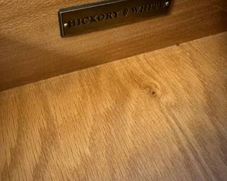 W6 - $750. Hickory White Buffet. Excellent Condition - beautiful inlay. Measures 54" wide x 37.5" tall x 22" deep. 