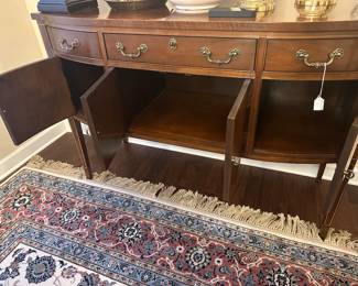 W6 - $750. Hickory White Buffet. Excellent Condition - beautiful inlay. Measures 54" wide x 37.5" tall x 22" deep. 