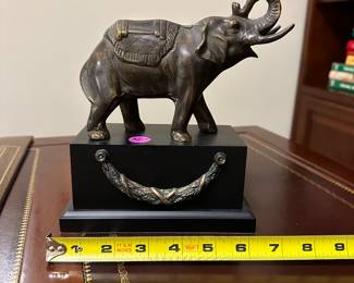 W45 - $30. Metal Elephant Sculpture. 