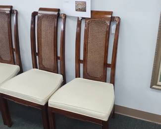 No. 4) Six Thomasville Dining Chairs - $400 (take 50% off)