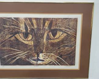No. 10) Artist Proof A/P "MISHKA" by listed Florida artist Harold Nosti - signed 17" x 24" - $150 (take 50% off)