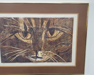 No. 10) Artist Proof A/P "MISHKA" by listed Florida artist Harold Nosti - signed 17" x 24" - $150 (take 50% off)