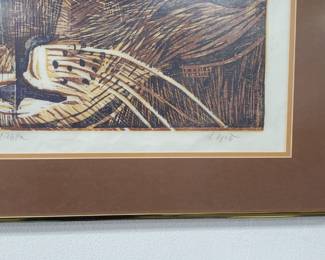 No. 10) Artist Proof A/P "MISHKA" by listed Florida artist Harold Nosti - signed 17" x 24" - $150 (take 50% off)