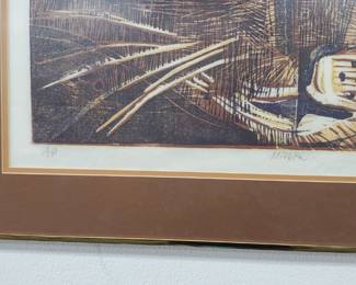 No. 10) Artist Proof A/P "MISHKA" by listed Florida artist Harold Nosti - signed 17" x 24" - $150 (take 50% off)