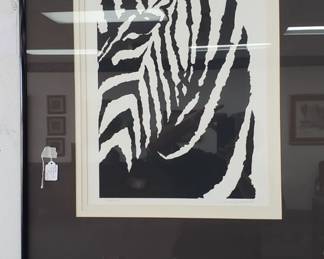 No. 15) "Zebra" lithograph by William MacDonald - signed and numbered 199/1500 - 16" x 26" - $300 (take 50% off)
