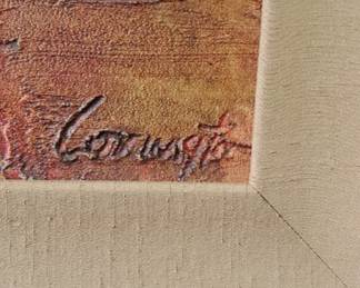 No. 17) mixed media on board painting by listed Florida artist Harrison Wall Covington - $300 (Take 50% off)