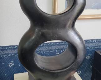 No. 23) contemporary sculpture unsigned 19" tall - $225 (Take 50% off)