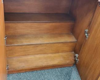 No. 25) custom-made bar sideboard cabinet with marble or granite top - 84" long, 20" deep, 34" tall - $395 (Take 50% off)