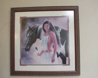 Custom frame on the print