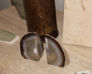 Geode bookends