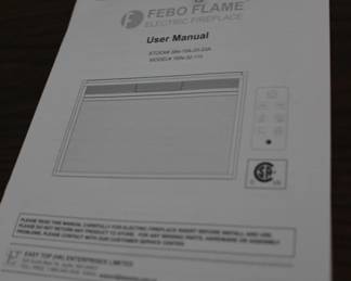 FEBO Flame Fireplace booklet