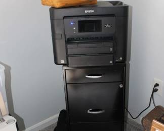 Epson Printer, Ink, File cabinet