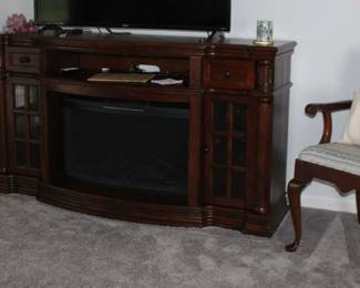 Door Stop Dog, Febo Fireplace Credenza, Art and Pennsylvania House Accent Chairs